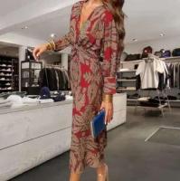 Elegante manga larga para mujer con cuello redondo y estampado etro para mujer, primavera/verano, fiesta es - details 3