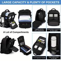 Mochila de cabina de avión 40x20x25, mochila de transporte impermeable para deportes al aire libre - details 4