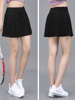 Falda Corta Deportiva para Mujer para Tenis, Bádminton, Yoga - Estilo Atlético Casual, Color Sólido, Mezcla de Poliéster y Spandex Elástico, Lavable a Máquina - Primavera/Verano/Otoño - details 36