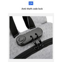 Mochila impermeable antirrobo para hombre, bolsa trasera ligera para libros, elegante, 15,6