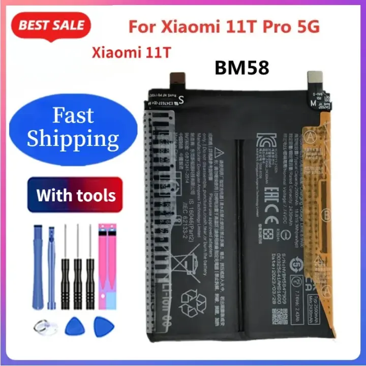 Batería Original De Alta Calidad Xiao Mi Para Xiaomi 11T Pro 5G 11TPro BM58, Batería De Repuesto De 5000mAh Disponible En Stock. - 1