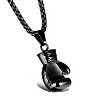Collar con colgante de guante de boxeo de estilo coreano para hombres, cadena de suéter de personalidad Punk Hip Hop, joyería de moda, regalo de cumpleaños - details 3