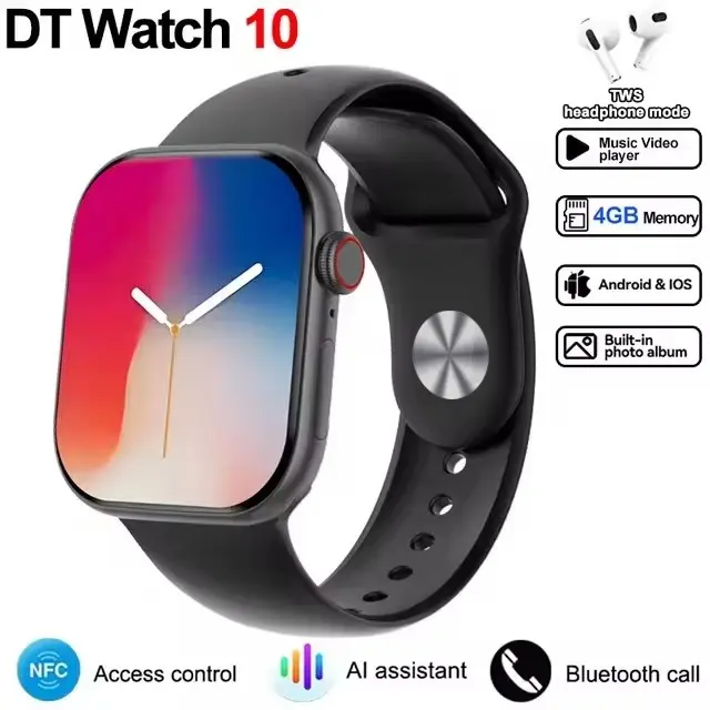 Nuevo Serie 10 Reloj inteligente para IOS Watch 10 Rastreador de fitness,admite llamadas inalámbricas,recordatorios de mensajes y múltiples modos deportivos,Detector de sueño,relojes inteligentes compatibles con iOS y Android,Regalos para hombres y mujere - 1