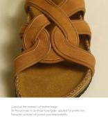 Sandalias Planas de Verano 2025 para Mujer Plataforma de Velcro Estilo Romano Cruzado - details 4