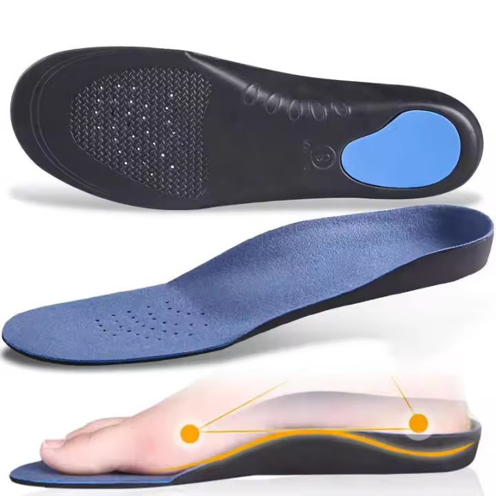 Almohadillas De Apoyo Para Arco De Pies Planos 3cm De Altura Cómodas Y De Alta Calidad En Terciopelo Premium Ortopédicas Para Calzado - 1