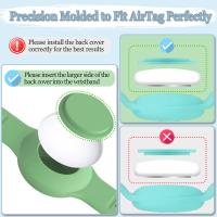 Pulsera Airtag impermeable para niños compatible con Apple AirTag, funda protectora de silicona oculta para soporte de rastreador GPS Air Tag, correa de reloj antipérdida ajustable para niños pequeños - details 3