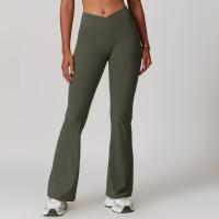 Pantalones de Yoga de Cintura Alta para Mujeres Ajuste Ajustado, Levantamiento de Cadera, Estilo Plumedo Ideal para Yoga y Fitness Material de Nylon - details 5