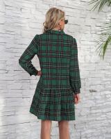 Elegante Vestido Vestido de Manga Larga para Mujer Curvy, Elástico, Bonito Moda de Moda - details 9