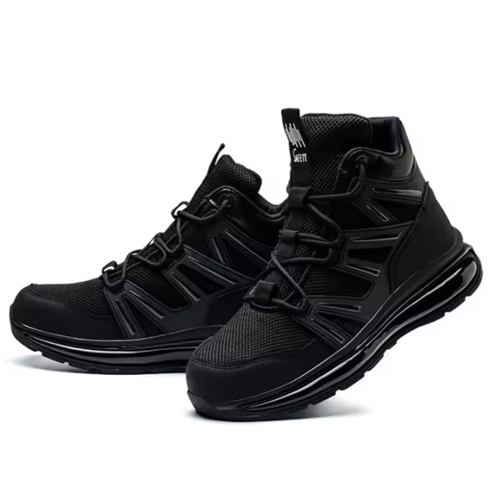 Zapatos de trabajo con puntera de acero antigolpes y antiperforaciones para hombre Calzado deportivo ligero, cómodo y transpirable - 1