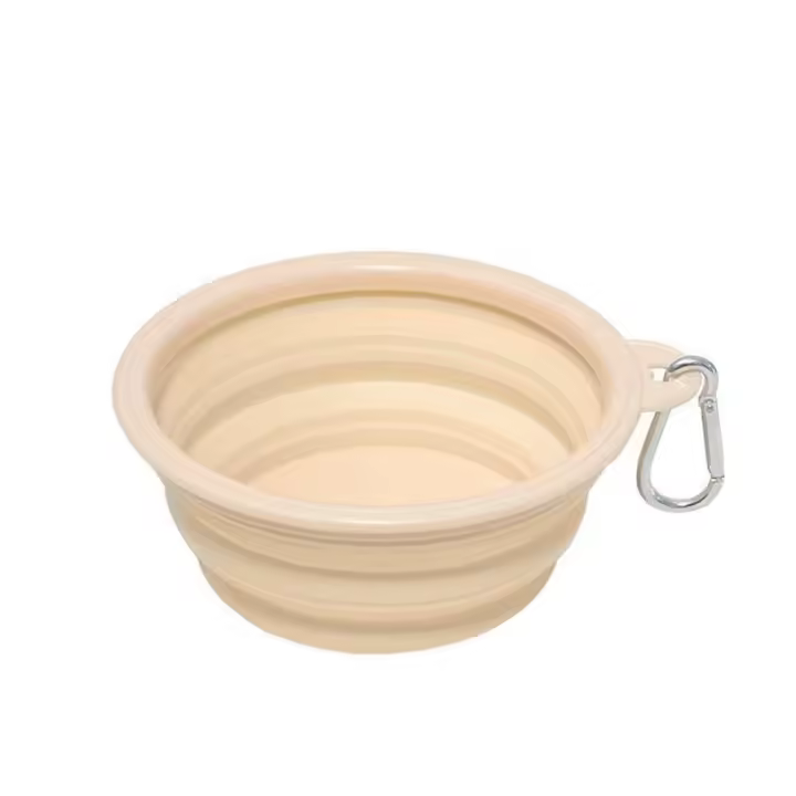 Bol para Perros Plegable de Silicona Portátil 2Pcs Ideal para Salir de Casa, Viajes y Agua - 1