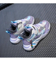 Zapatillas de deporte cálidas de invierno para niños, zapatos antideslizantes de cuero para niñas, zapatos casuales para caminar, zapatos deportivos para correr, zapatos de algodón para niños - details 9