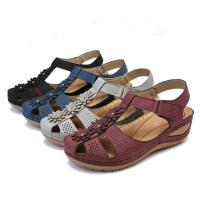 Sandalias de tacón de cuña de verano para mujer - details 0