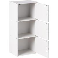Estantería con 3 Repisas en Madera MDF Color Blanco - details 6