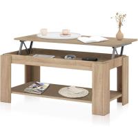 Mesa de Centro Elevable Mesa Auxiliar de Roble Canadiense Acabado en Roble - details 0