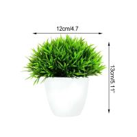 Bonsái verde artificial, tre pequeño, plantas herbáceas, decoraciones ETA, flores falsas para decoración del jardín del hogar, boda - details 6