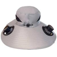 Sombrero de camping, sombrero con ventilador solar, actividades de verano, ventilación estable, equipo cómodo para exteriores, diseño de ala grande 48*48*8 cm - details 0