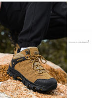 Botas de senderismo al aire libre para hombre, botas de Trekking duraderas antideslizantes para escalada de montaña, botas tácticas militares de alta calidad - details 12