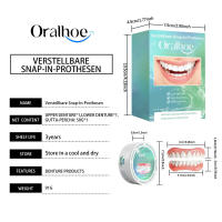 El juego de dentaduras mejora la estética del sonrisa, material cómodo para la decoración de los dientes y el cuidado bucal. - details 0