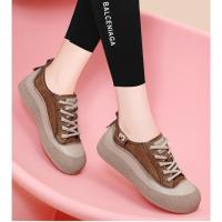 Zapatos Deportivos de Cuero de Vaca para Mujeres Versátiles para Primavera y Verano Diseño Casual - details 8