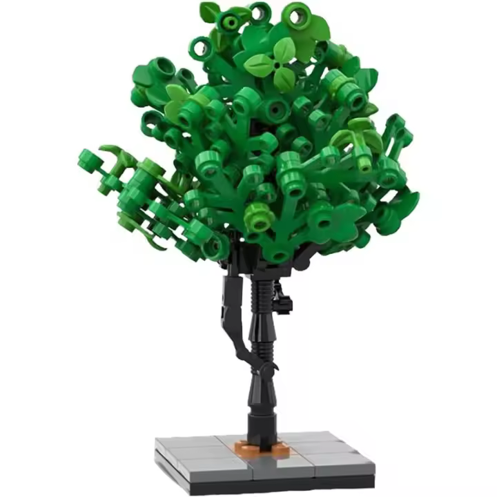 TreeS Mini juego de construcción de árboles, juguete de construcción de modelos de plantas, juguete de construcción de vástago de exhibición creativa para el hogar para niños, adolescentes y adultos - 1