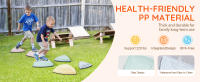 SucceBuy Balance Stepping Stones para niños, 6 piezas, hasta 220 libras, antideslizante para edades de 3 4 5 6 7 8+, interior y exterior - details 3