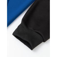 Sudadera deportiva para hombre, top con mangas de color en contraste, moda casual - details 8