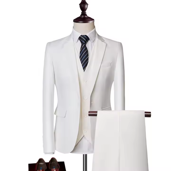 Traje de 3 piezas para hombre, trajes de boda, baile de graduación, negocios informales - 1