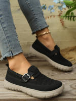 Zapatos Casuales para Mujer Slip-Ons, Transpirables y Cómodos Zapatos Deportivos, Versátiles para Caminar sobre Suela Suave - details 1