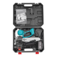 Motosierra eléctrica con batería de 120 W y 8 pulgadas, minisierra de mano, potente, portátil - details 10