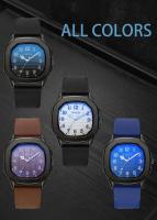 Relojes de marca XINEW genuinos de lujo de primera calidad para hombres, relojes de cuarzo simples con banda de silicona informal a la moda para estudiantes, reloj negro Erkek Barato Saat Montre Homme - details 8