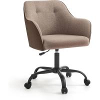 Giratoria, Altura Ajustable, Carga de 110 kg, Marco de Acero, Tela de Algodón-Lino Transpirable, para Estudio, - details 0