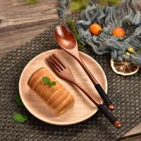 Juego de Cubiertos de Arroz de Madera Natural Cuchillo, Cucharador, Sopa de Arroz - details 6