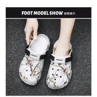 Sandalias Planas para Hombre Verano Pantuflas con Suela de Cuero y Microfibra - details 0