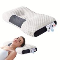 Almohada Cervical para Dormir, Almohada Suave y Cómoda con Partición para Ayudar a Dormir y Proteger el Cuello - details 0