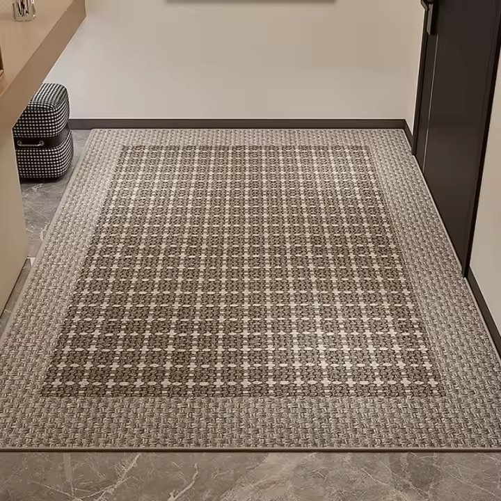 Alfombra antideslizante para salón dormitorio, alfombrilla resistente a la suciedad, 60x90cm, dt-091 - 1