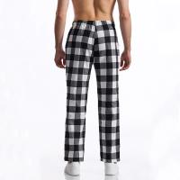 Pantalón à carreaux pour hommes, décontracté, avec cordon de serrage, droit, Harajuku, Hip-hop, pour l'extérieur, quotidien, nouvelle collection été - details 11