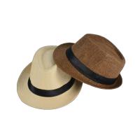 Sombrero de pescador de lino y algodón ajustable para verano, sombrero de paja con protección UV para senderismo, sombrero de cubo, gorra panamá, sombrero para el sol para niños - details 3