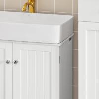 Armario de Baño de Suelo con 1 Estante y 2 Puertas 60 x 30 x 60 cm Ideal para Almacenamiento de Lavabo - details 31