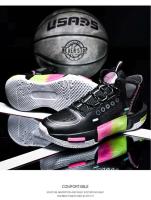 Nuevas zapatillas de deporte de malla cómodas y ligeras para correr, zapatillas de baloncesto para hombre - details 6