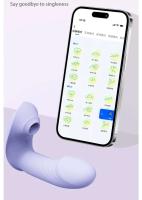 Vibrador femenino al aire libre telescópico de la succión del punto G del estimulador del clítoris inalámbrico de Bluetooth - details 11