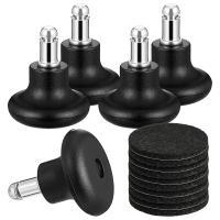 Paquete de 5 deslizadores de campana para silla de oficina sin ruedas, reemplazo de silla rodante, ruedas giratorias fijas, ruedas estacionarias - details 0