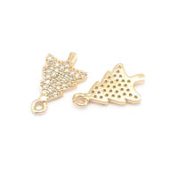 Colgantes de Árbol de Brasso Dorado de 18K Joyería Hazte de Diamantes Falsos y Circonio - details 9