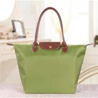 Bolso plegable de nylon con asa superior para mujer，estilo clásico，tamaño 42*27*19CM - details 10