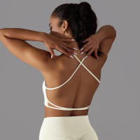 Nessaj-Sujetador deportivo cruzado Sexy para mujer, Top de gimnasio, entrenamiento, correr, Yoga, ropa interior deportiva, Fitness, camisetas sin mangas - details 3
