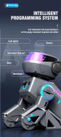 Perro Robot con Control remoto, mascotas robóticas interactivas inteligentes programables con Bluetooth, música, perros bailando, juguetes para niños, regalos - details 10