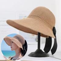 Sombrero de Sol de Verano a la Moda Sombrero de Playa de Paja con Borla para Mujeres - details 6