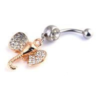 Anillos de Ombligo de acero quirúrgico CZ, Piercing de vientre, Piercing de Ombligo, Ombligo Nombril Joias Ouro, lindo y elegante, 1 pieza - details 6