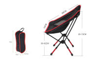 Silla de Camping Plegable de Aluminio y Tela Oxford Portátil para Acampar, Pescar, Playa, Barbacoa - details 3