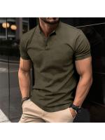 Camiseta deportiva polo con cuello de botones para hombre, verano 2023 - details 4