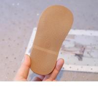 Zapatos de cuero para niñas pequeñas, zapatos planos de princesa para fiesta de boda, pajarita de encaje Mary Jane con cuentas, zapatos planos de primavera 2025 para niños, novedad - details 17